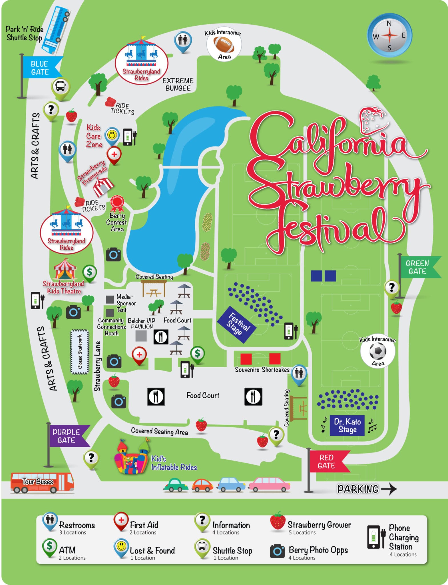 Site Map California Strawberry Festival