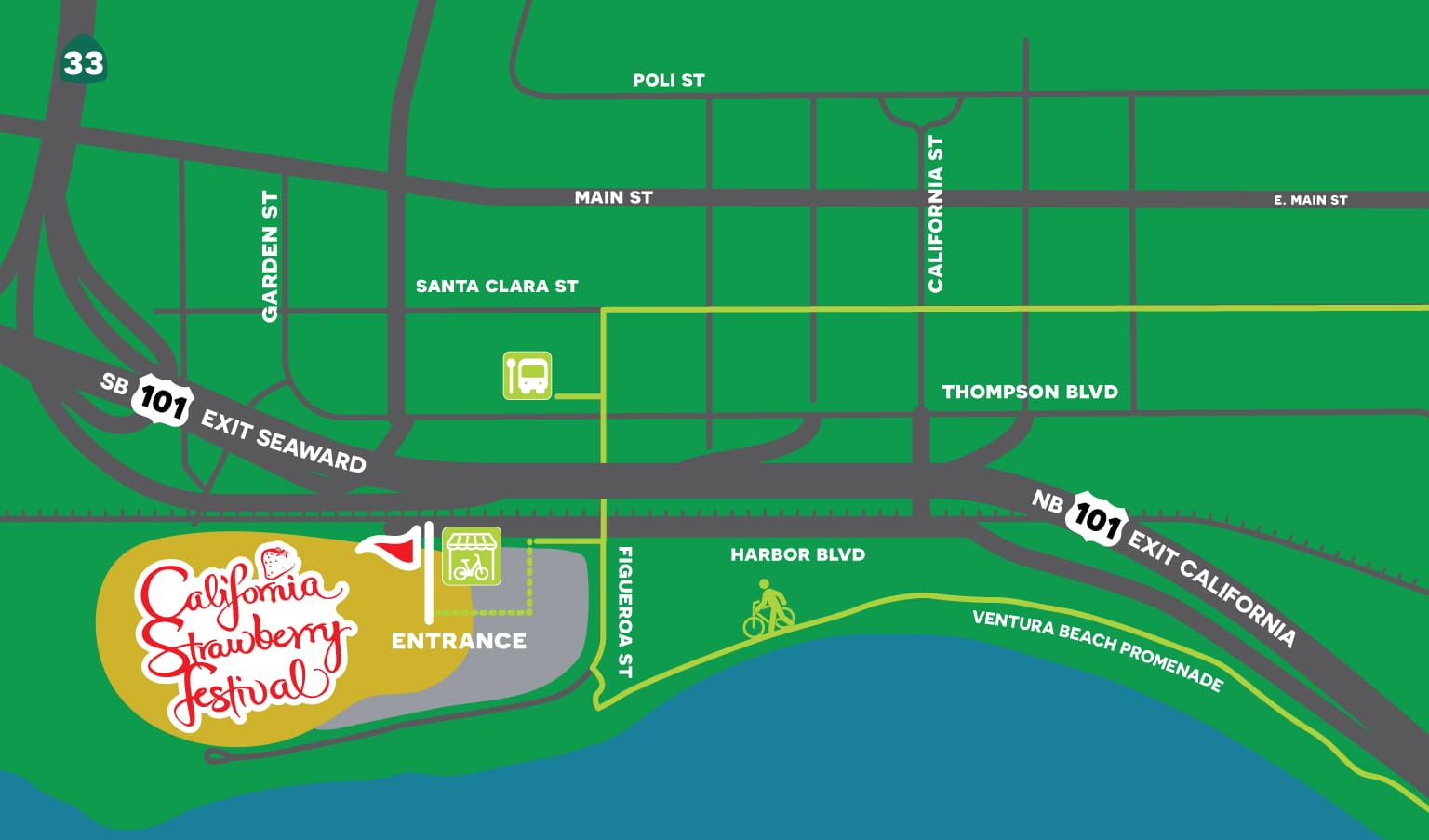 map biking routes