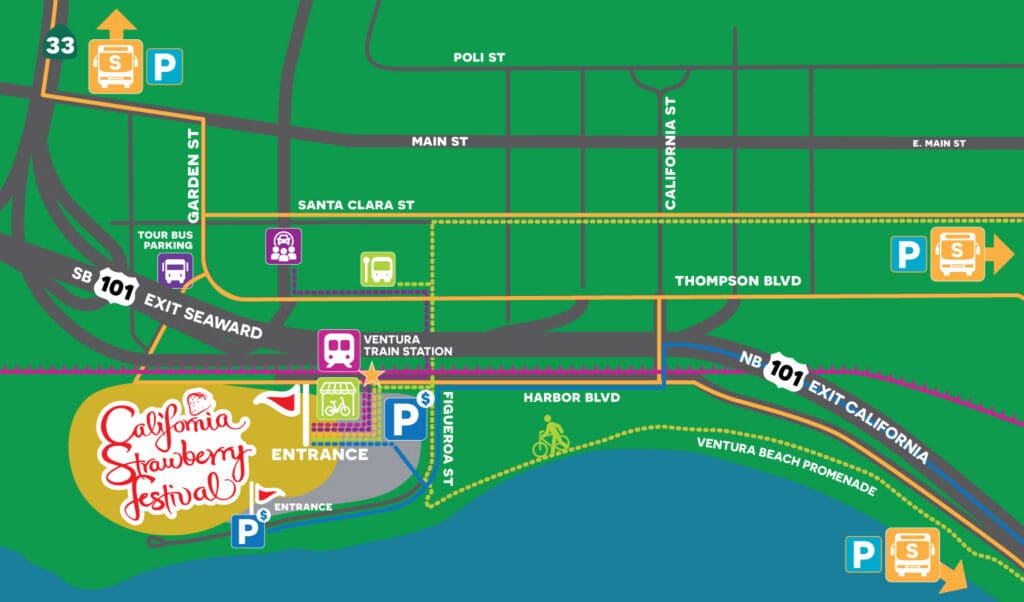 festival travel routes - all