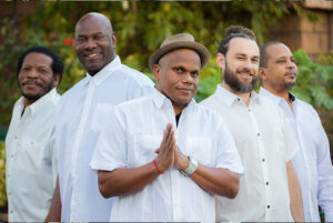Enjoying entertainment at the California Strawberry Festival with diverse performers.